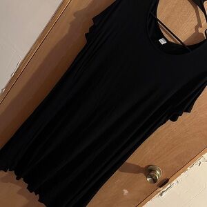 Old Navy Black Swing Dress